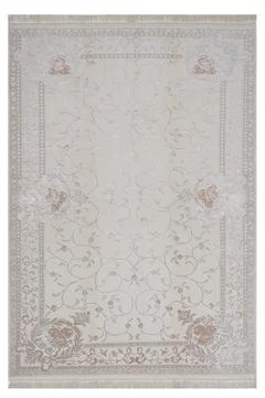 Colored machine carpet on a white background Stock Photos