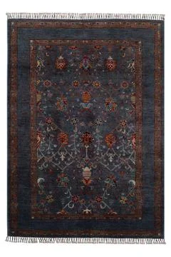 Colored machine carpet on a white background Stock Photos