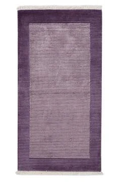 Colored machine carpet on a white background Stock Photos