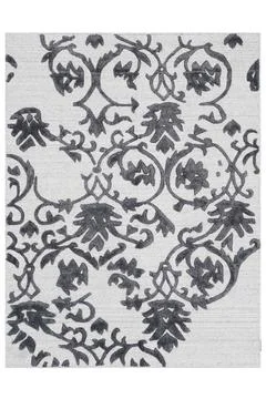 Colored machine carpet on a white background Stock Photos