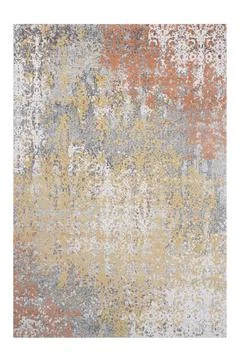 Colored machine carpet on a white background Stock Photos