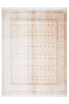 Colored machine carpet on a white background Stock Photos