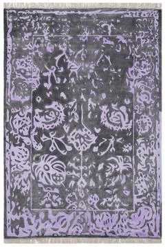 Colored machine carpet on a white background Stock-Fotos