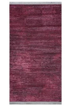 Colored machine carpet on a white background Foto stock