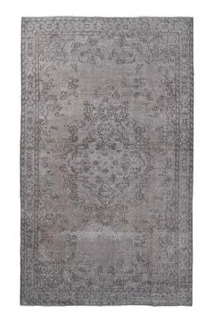 Colored machine carpet on a white background Stock Photos