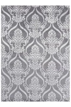 Colored machine carpet on a white background Stock Photos