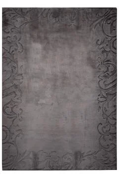 Colored machine carpet on a white background Foto stock