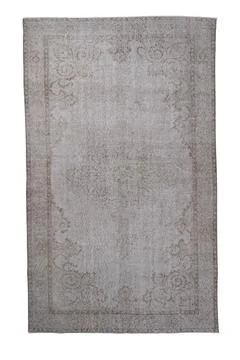 Colored machine carpet on a white background Stock Photos