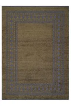 Colored machine carpet on a white background Stock Photos