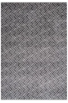 Colored machine carpet on a white background Foto stock