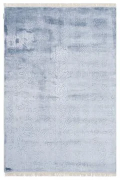 Colored machine carpets on a white background Stock Photos