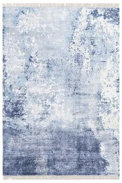 Colored machine carpets on a white background Stock Photos