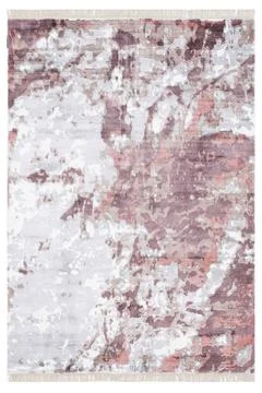 Colored machine carpets on a white background Stock Photos