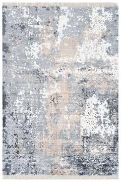 Colored machine carpets on a white background Stock Photos