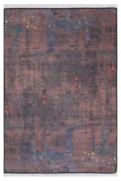 Colored machine carpets on a white background Stock Photos