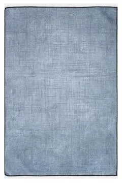 Colored machine carpets on a white background Foto stock