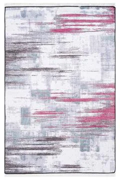 Colored machine carpets on a white background Stock Photos