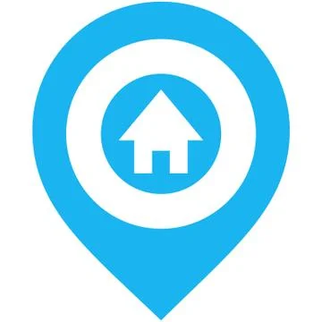 Colored map pin Illustrazione stock