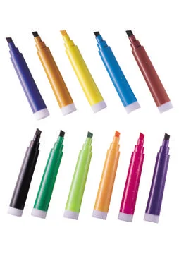 Colored Markers Stock Photos