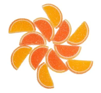 Colored marmalade Stock Photos