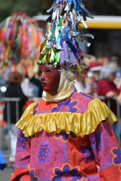 Colored mask Foto stock