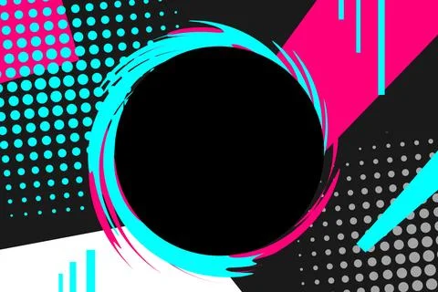 Colored modern background in the style of the social network. Stock Illustration