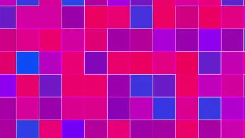 Colored mosaic background, computer generated. Surface of multi-colored blocks Stock Illustration