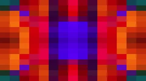 Colored mosaic background, computer generated. Surface of multi-colored blocks イラスト素材