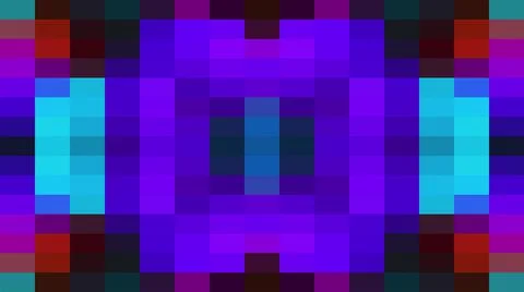 Colored mosaic background, computer generated. Surface of multi-colored blocks Illustrazione stock