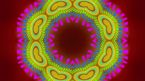 Colored Motion Background. Kaleidoscope Stock Footage 73542915