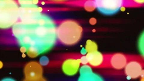 Colored Motion Circles Abstract Cartoon Background Stock Footage 72508373