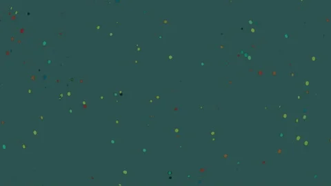 Colored Motion Circles Fun Flying Abstract Animation Stock Footage 99378632