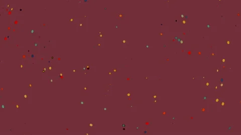 Colored Motion Circles Fun Flying Abstract Animation 스톡 동영상 99378637