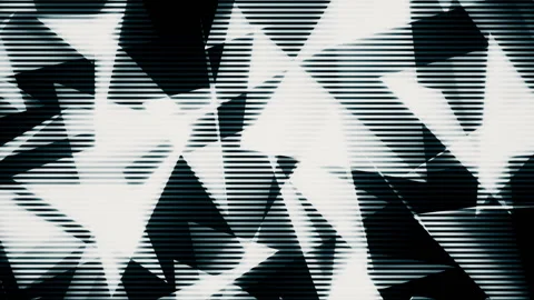 Colored Motion Figures Triangles Abstract Background Stock Footage 104106721