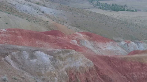 Colored mountains of Altai Stock Footage 171757215