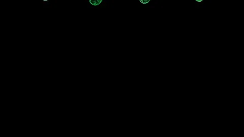 Colored mucus flowing from top to bottom on the dark background Stock Footage 124361900