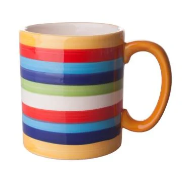 Colored mug Stock Photos