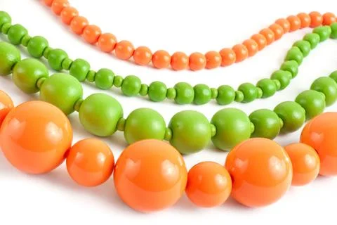 Colored nacklace Stock Photos
