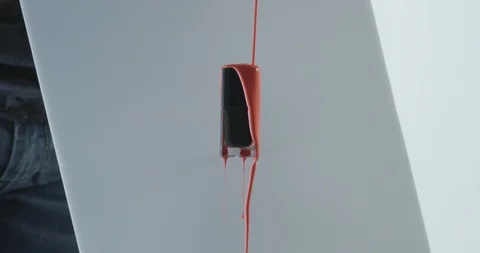 Colored nail polish 스톡 동영상 112098869