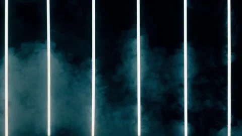 Colored neon light with smoke Stock Footage 249053597