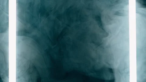 Colored neon light with smoke Stock Footage 249053634