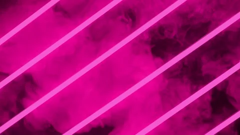 Colored neon light with smoke Stock Footage 250199137