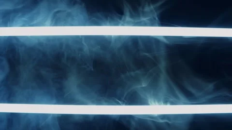 Colored neon light with smoke Video stock 322511601