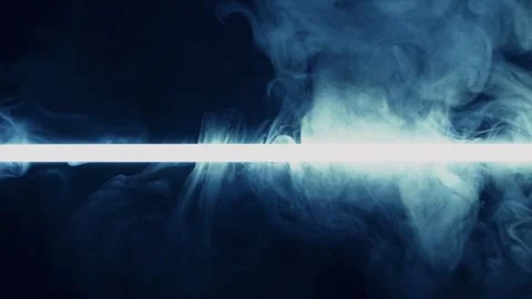 Colored neon light with smoke Stock Footage 322511768