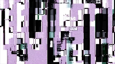 Colored Noise Digital Cgi Grunge Glitch Video Damage Background Stock Footage 84658900