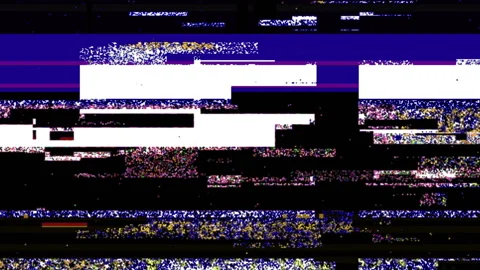 Colored Noise Digital Grunge Glitch Video Damage 스톡 동영상 88300338