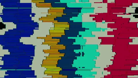 Colored Noise Digital Grunge Video Damage Colored Abstract Background Video stock 88319856