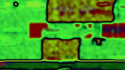 Colored Noise Digital Liquid Abstract Background Stock Footage 54923682