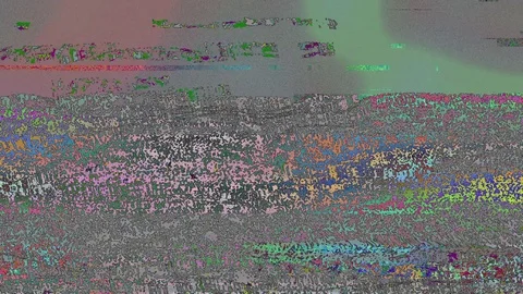 Colored Noise Glitch Tv Waves Damage Distorted No Signal 스톡 동영상 73326306