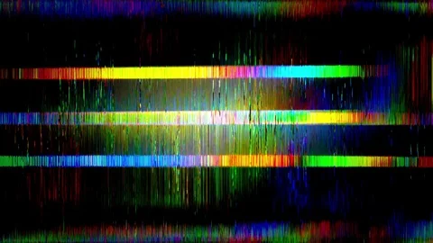 Colored Noise Glitch Waves Damage Distorted Datamosh Motion Background Stock Footage 75792197